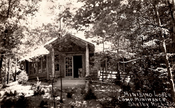 Camp Miniwanca - Old Postcard View (newer photo)